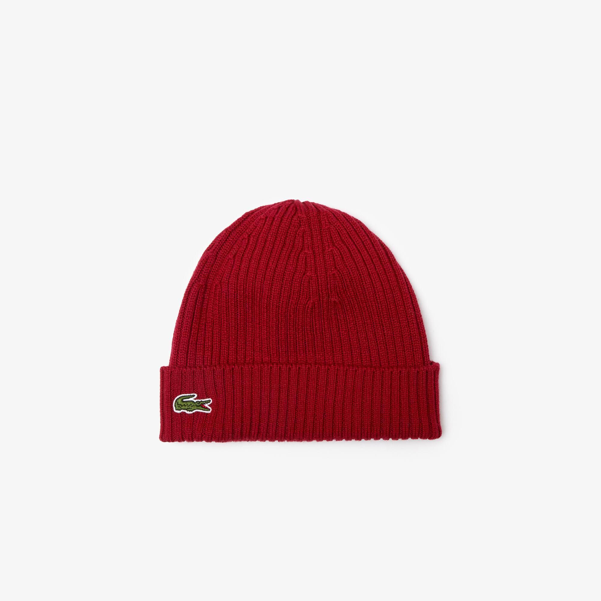 Rib Knit Brushed Wool Beanie Product Image