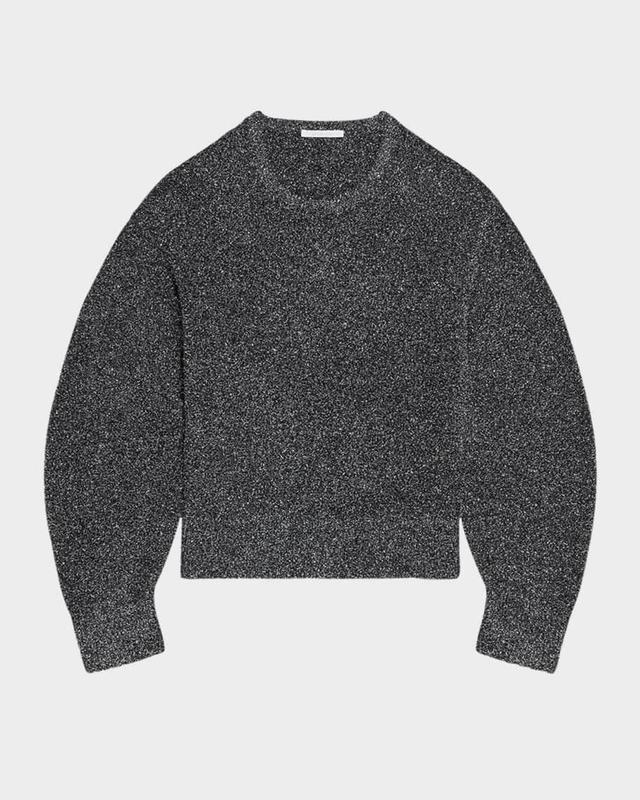 Apex Sparkly Lurex Crewneck Sweater Product Image