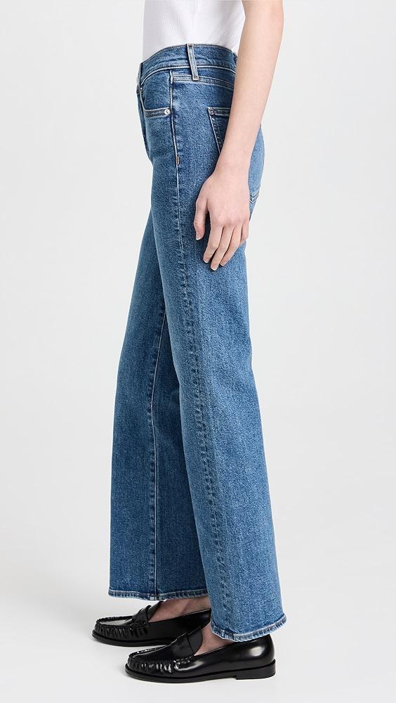 Veronica Beard Jean Crosbie Wide Leg Loafer Jeans | Shopbop Product Image