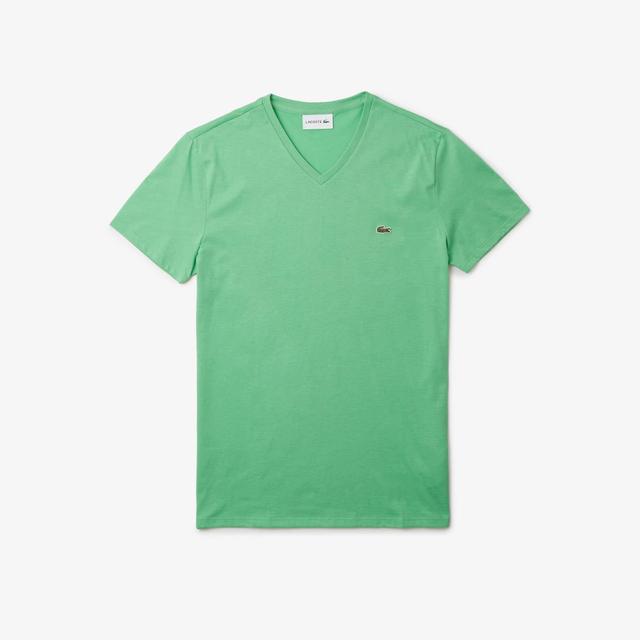 Men's Classic Pima Cotton V-Neck T-Shirt Product Image