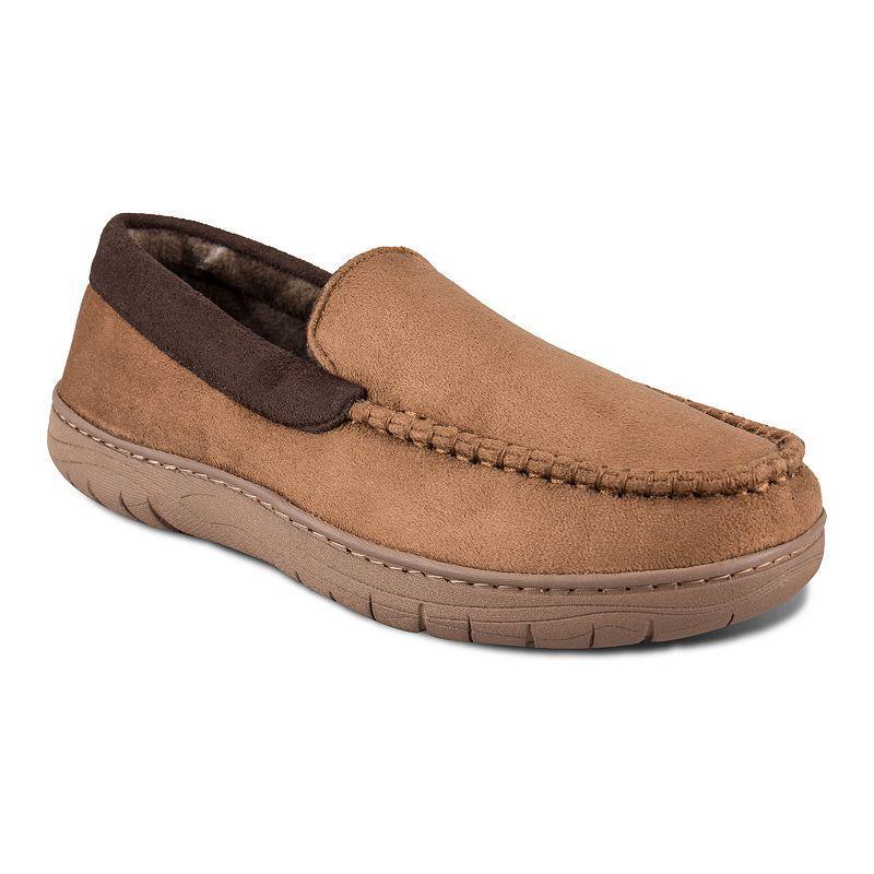 Wembley Mens Fleece Lined Moccasin Slippers Product Image