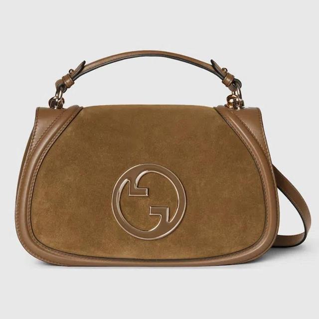 GUCCI Blondie Medium Top Handle Bag In Brown Product Image