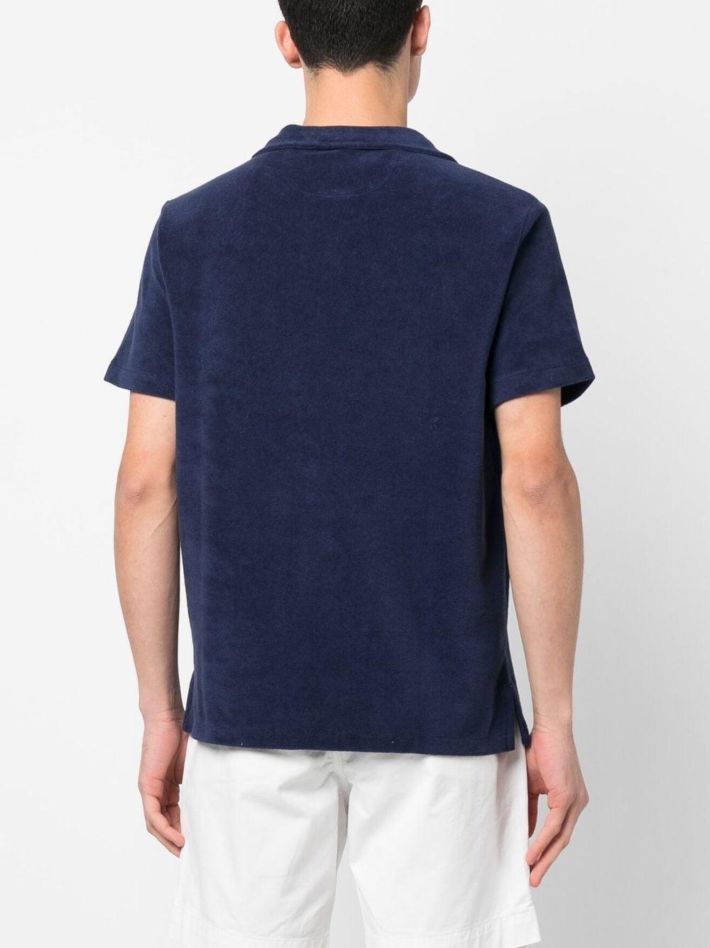 Terry Polo Shirt In Newport Navy Product Image