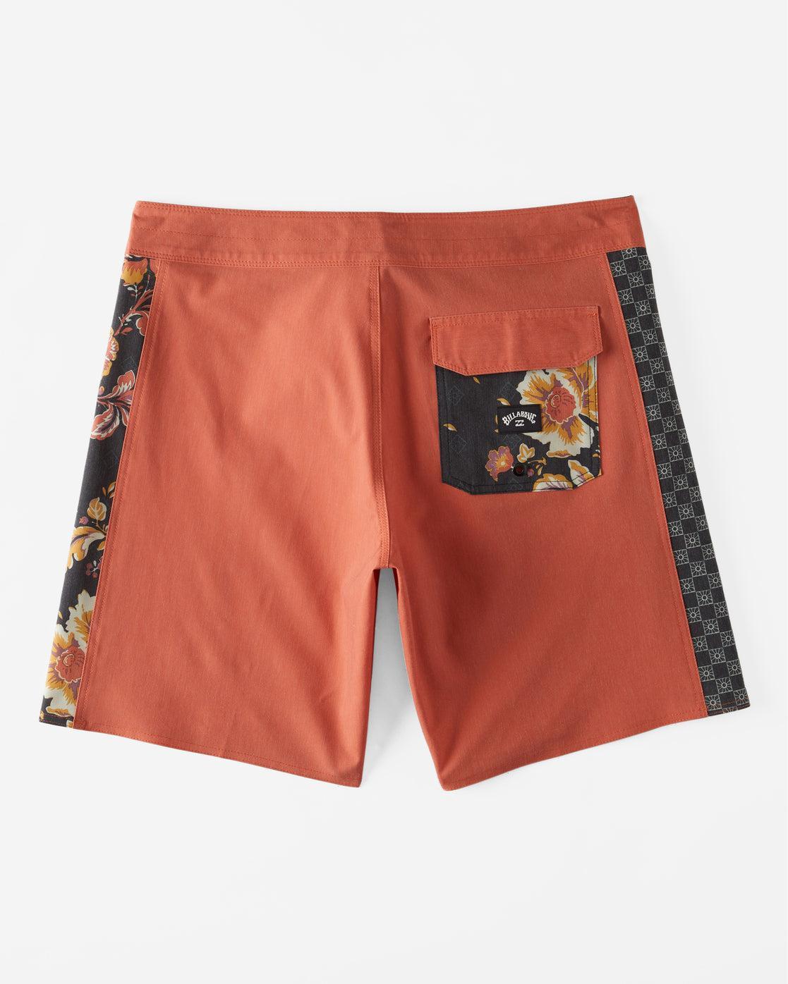 D Bah Pro 18" Boardshorts - Burnt Red Male Product Image