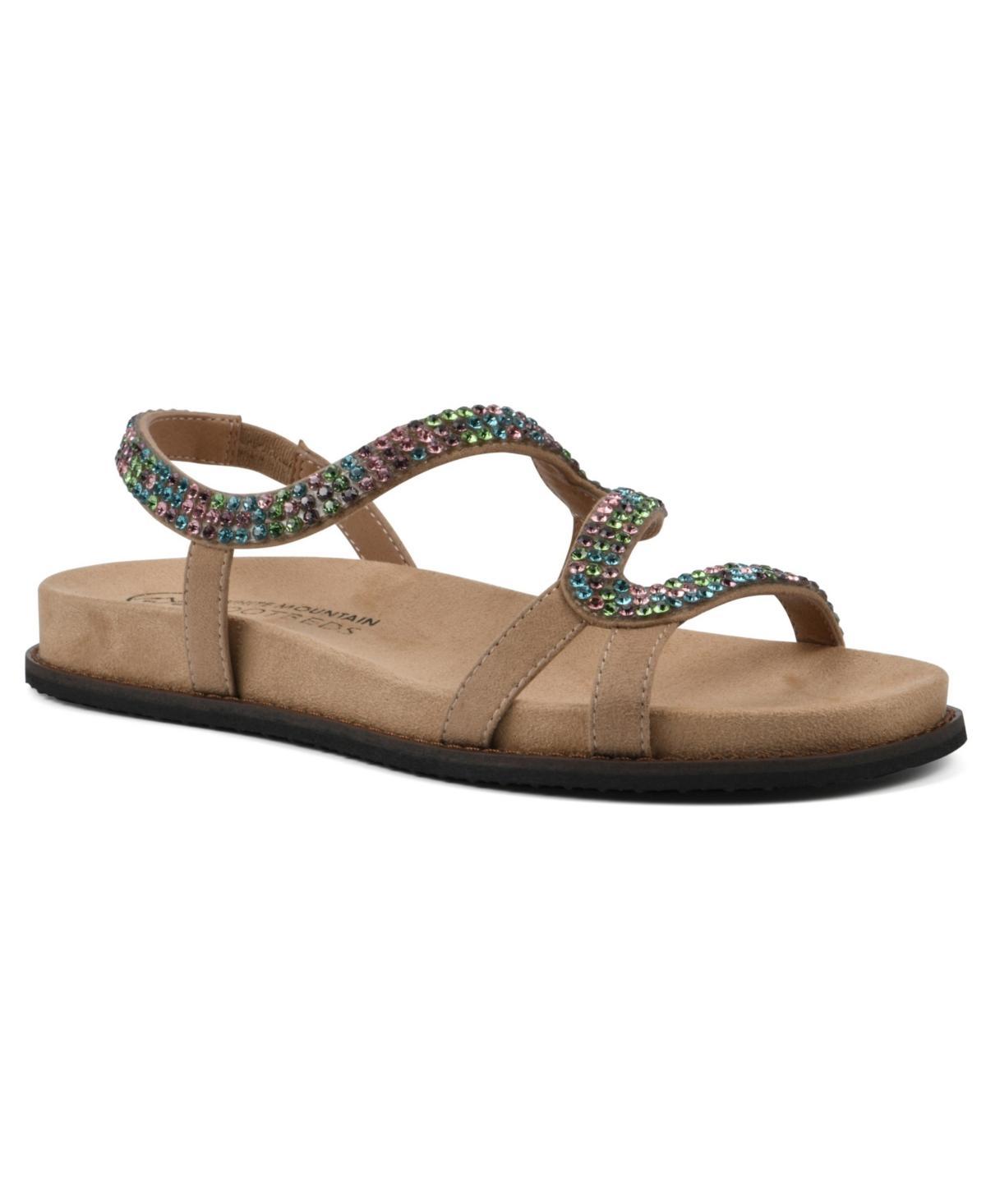 White Mountain Womens Majorette Footbed Flat Sandals Product Image