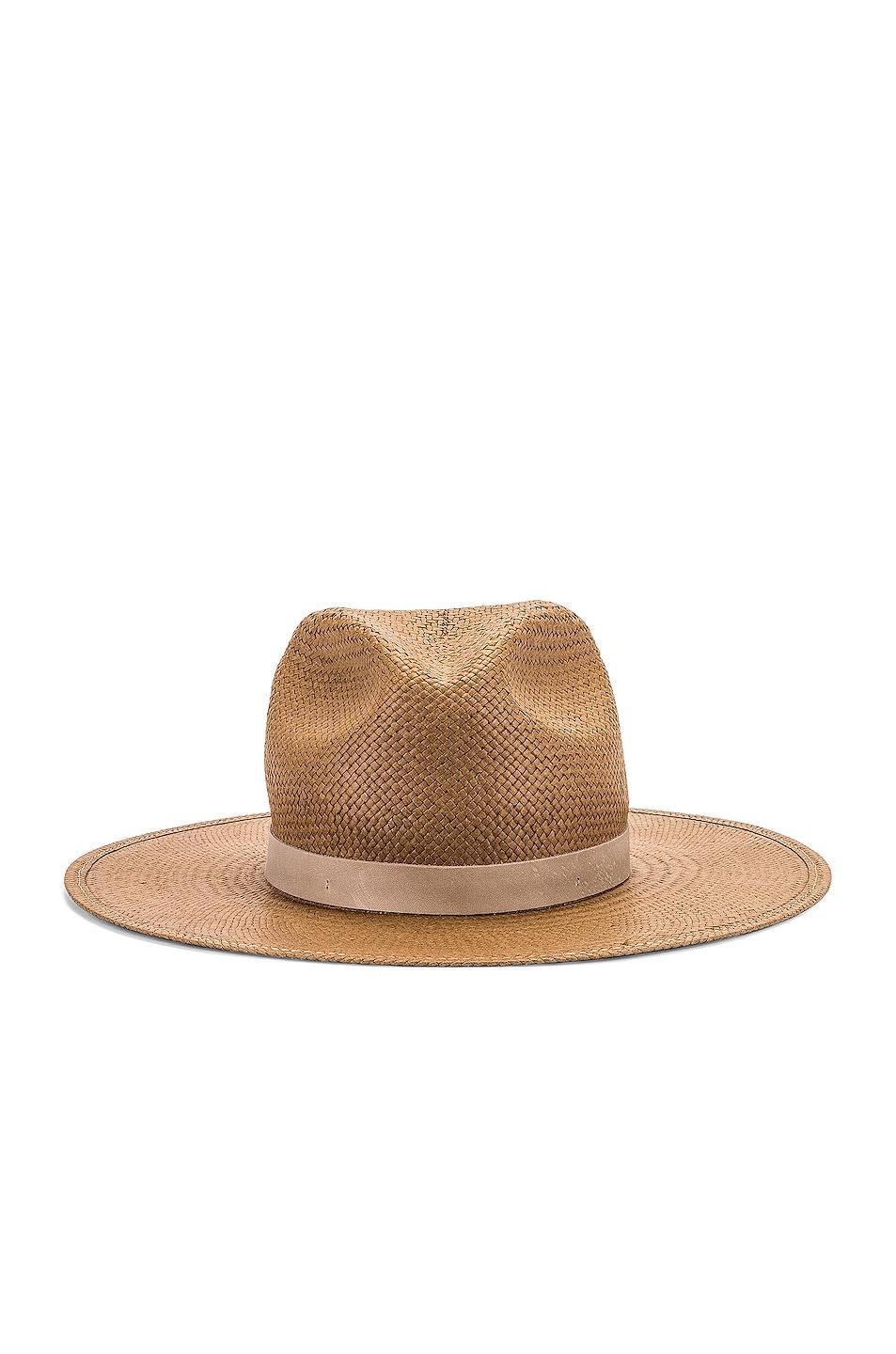 Janessa Leone Adriana Hat Brown. (also in L, S). Product Image