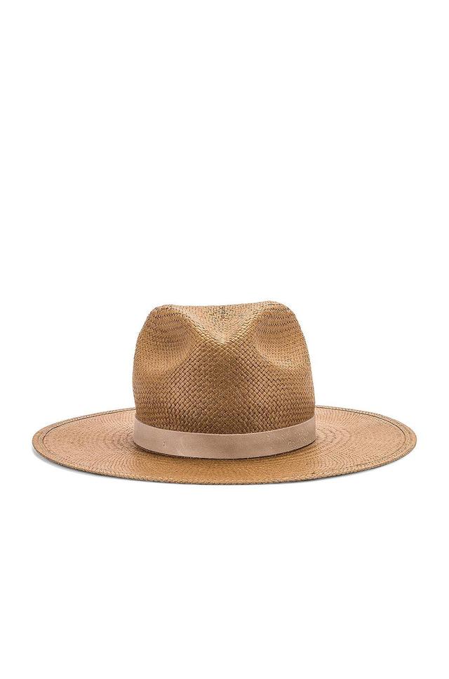 Janessa Leone Adriana Hat Brown. (also in L, S). Product Image