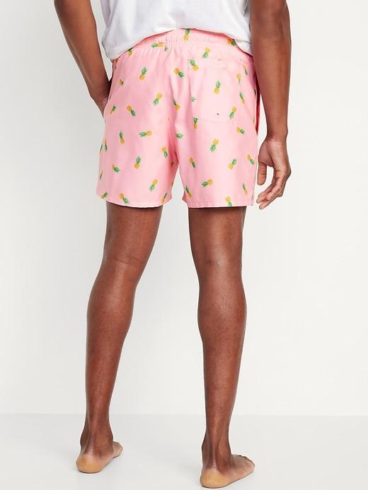 Printed Swim Trunks -- 5-inch inseam Product Image