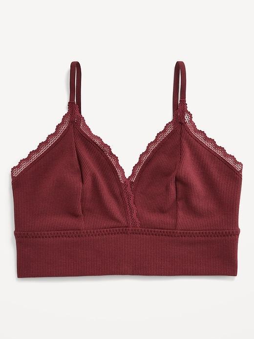 Longline Waffle Bralette Product Image