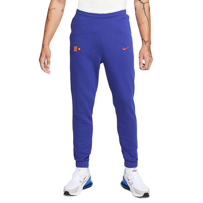 Mens Nike Blue Barcelona GFA Fleece Pants Product Image