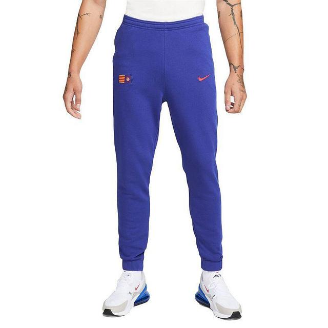 Mens Nike Blue Barcelona Gfa Fleece Pants Product Image