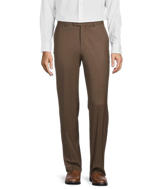 Hart Schaffner Marx Chicago Classic Fit Flat Front Super Stretch Pre-Tailored Dress Pants Product Image