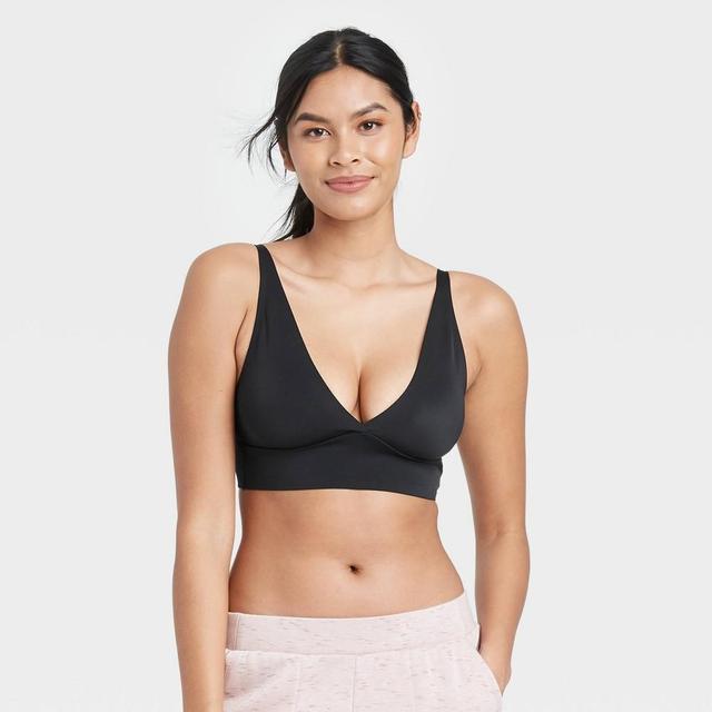 Womens Signature Smooth Comfort Bralette - Auden Black L Product Image