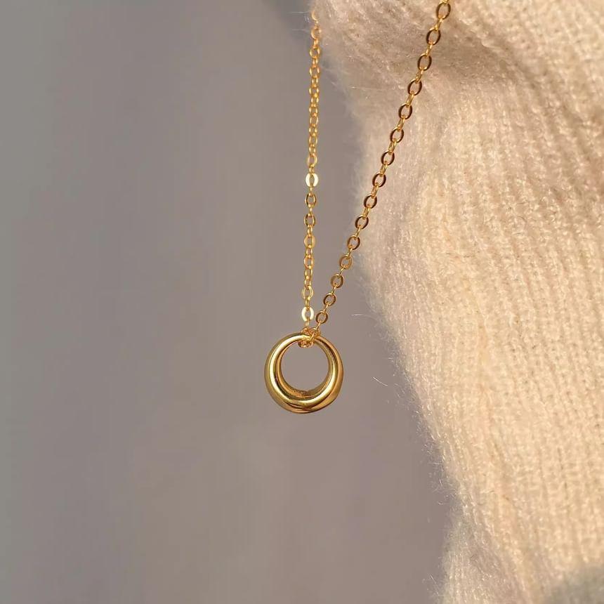 Hoop Pendant Alloy Necklace product image