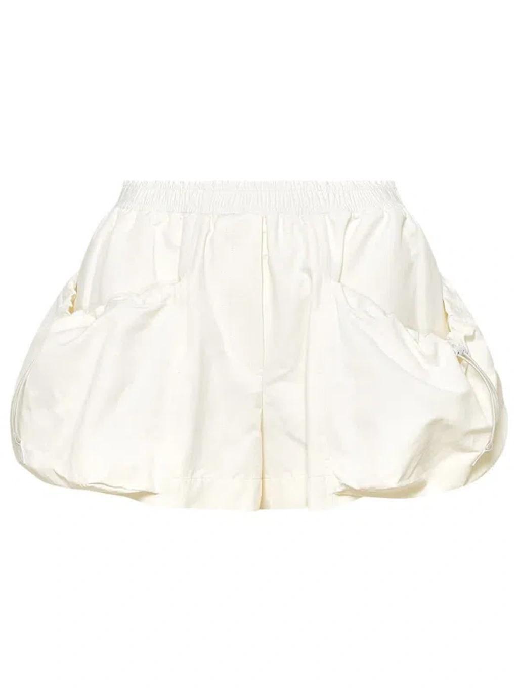 STELLA MCCARTNEY Womens White Cotton Shorts Product Image