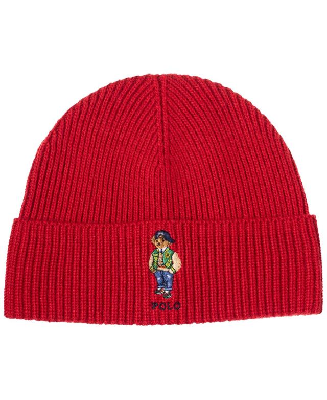 Polo Ralph Lauren Mens Signature Varsity Bear Beanie Product Image