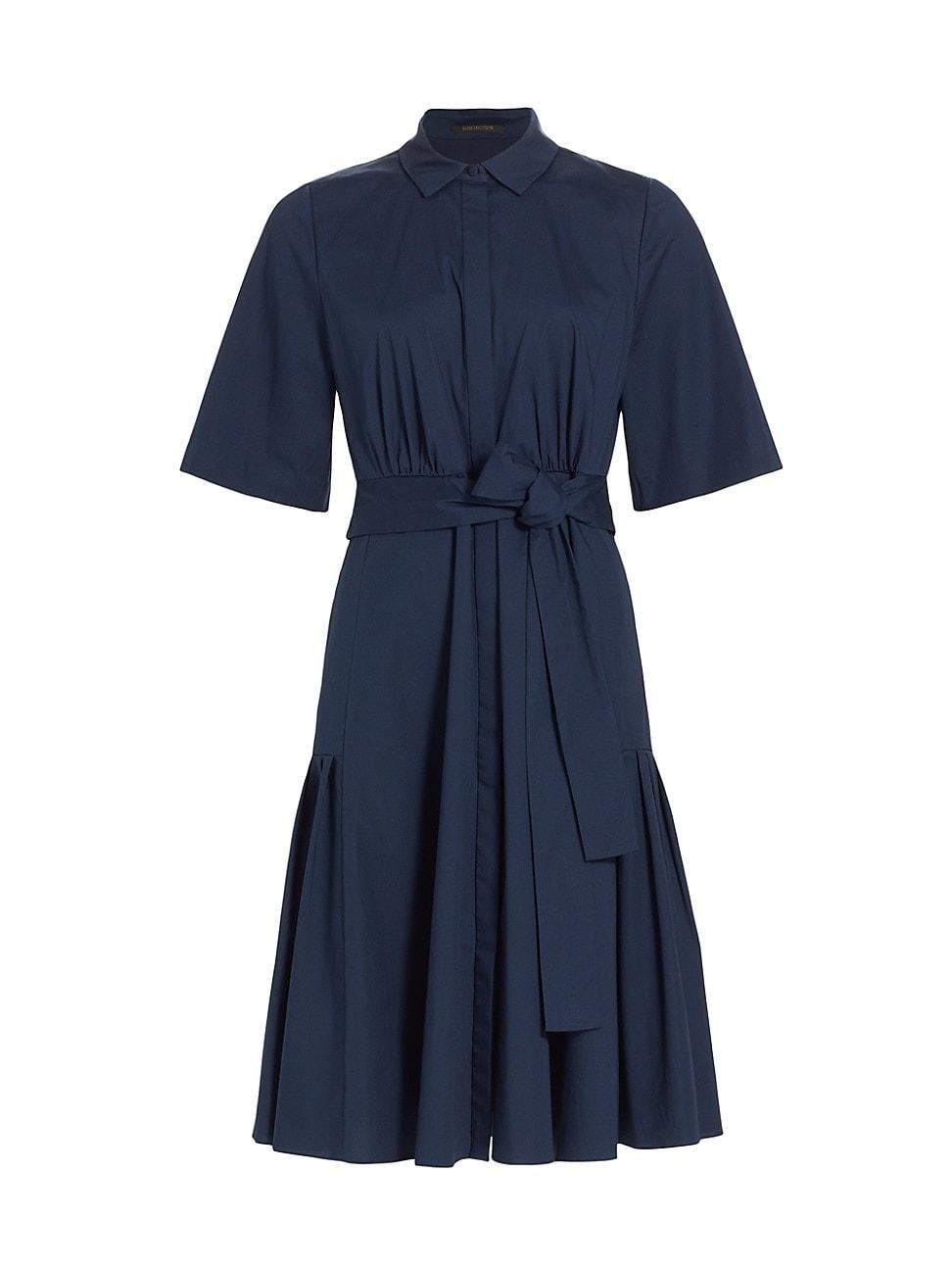 KOBI HALPERIN Tiffany Ruffle Hem Tie Waist Shirtdress Product Image