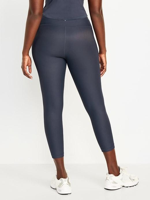 High-Waisted PowerSoft Crop Leggings Product Image