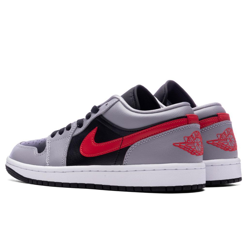 Air Jordan 1 Low Women's - Cement Grey/Fire Red/Black Female Product Image