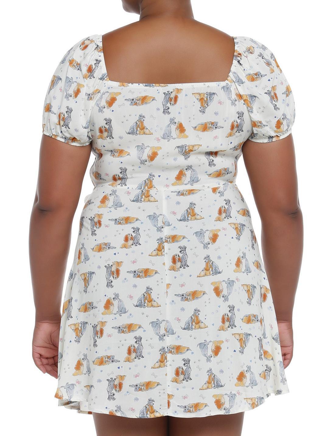 Disney Lady And The Tramp Sweetheart Dress Plus Size Product Image