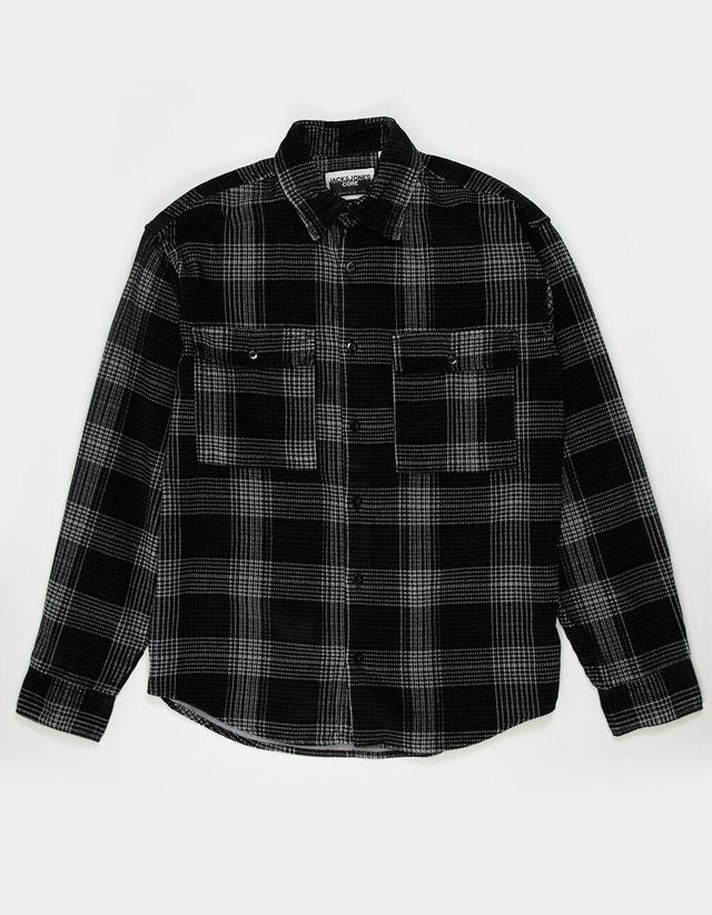 JACK & JONES Theo Check Mens Corduroy Overshirt Product Image