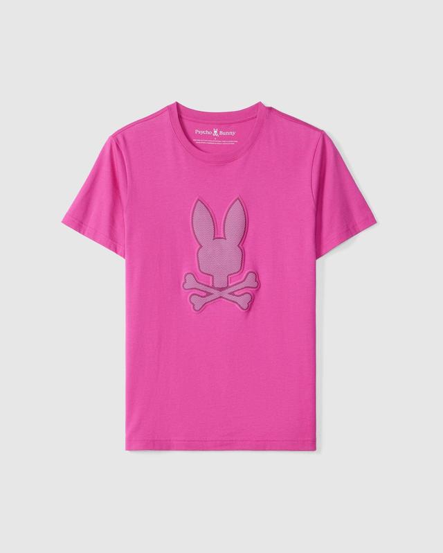 Psycho Bunny Men's Riviera Graphic Tee 659 FUSCHIA RED Product Image