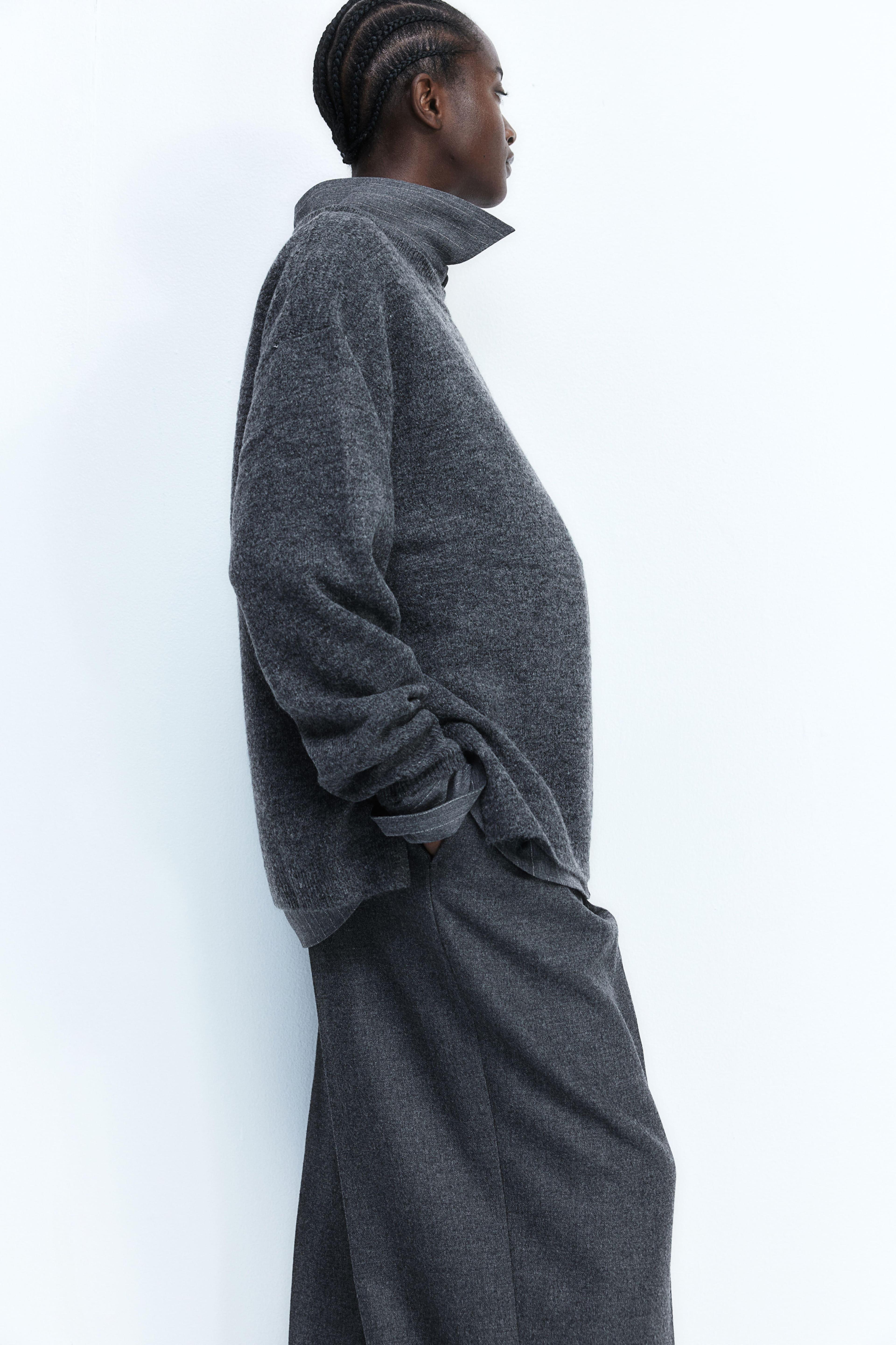 MAMA Slit-Hem Sweater Product Image