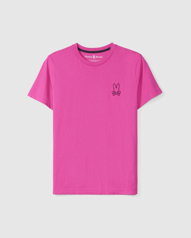 Psycho Bunny Men's Pearland Back Graphic Tee 659 FUSCHIA RED Product Image