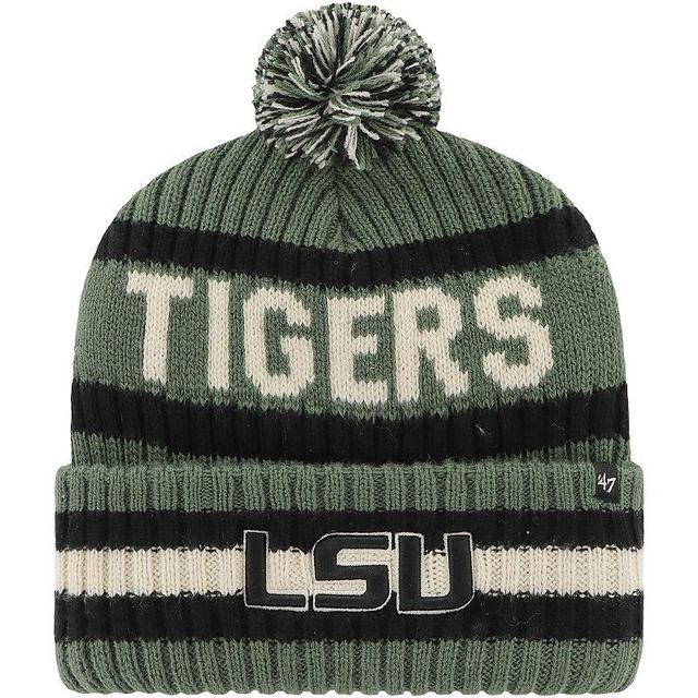 Mens 47 LSU Tigers OHT Military Appreciation Bering Cuffed Knit Hat with Pom Product Image