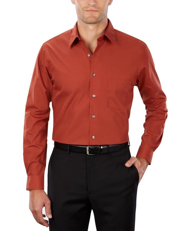 Calvin Klein Mens Slim-Fit Stretch Dress Shirt, Online Exclusive Created for Macys Product Image