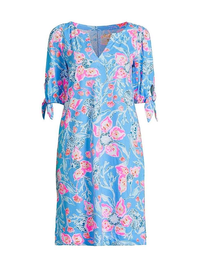 Womens Easley Floral T-Shirt Dress Product Image