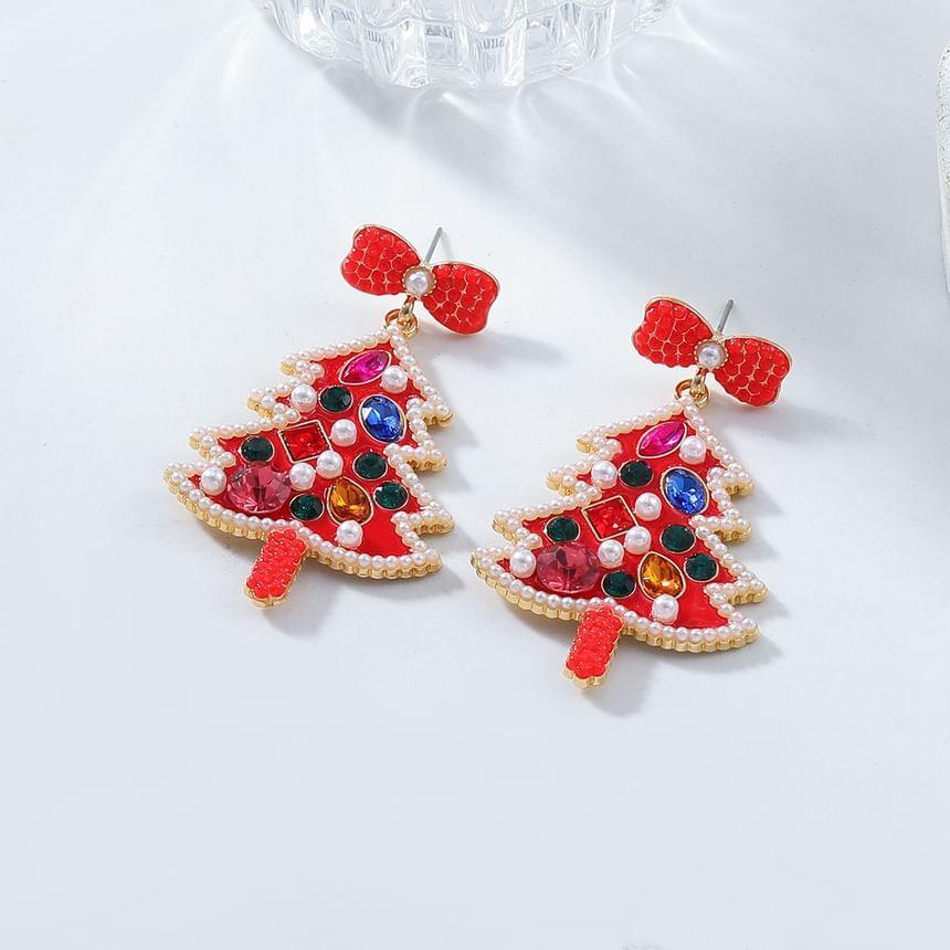 Christmas Tree Dangle Earring Product Image