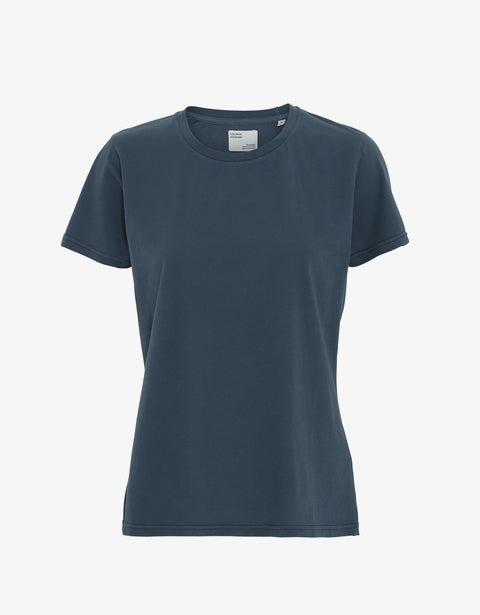 Women Light Organic Tee - Petrol Blue Product Image