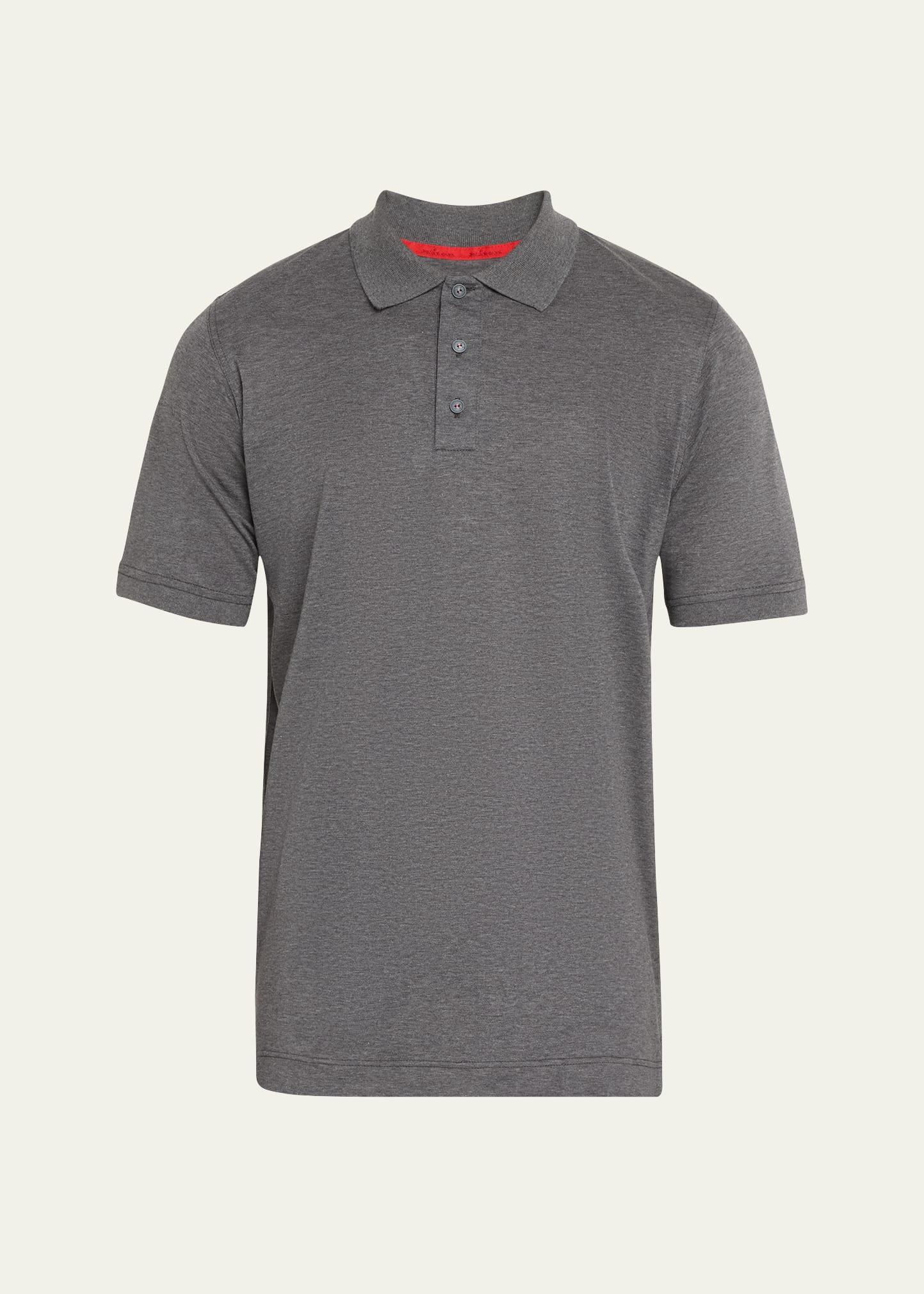 Mens Cotton Pique Polo Shirt Product Image