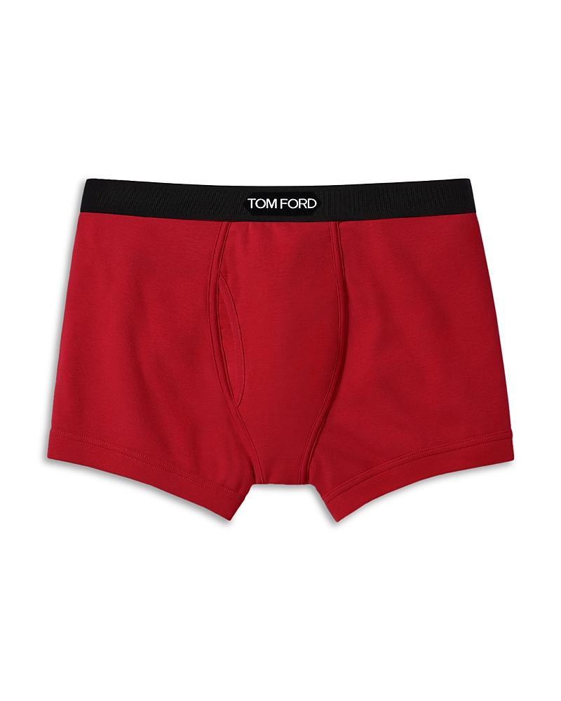 Mens Stretch-Cotton Logo Boxer Briefs Product Image