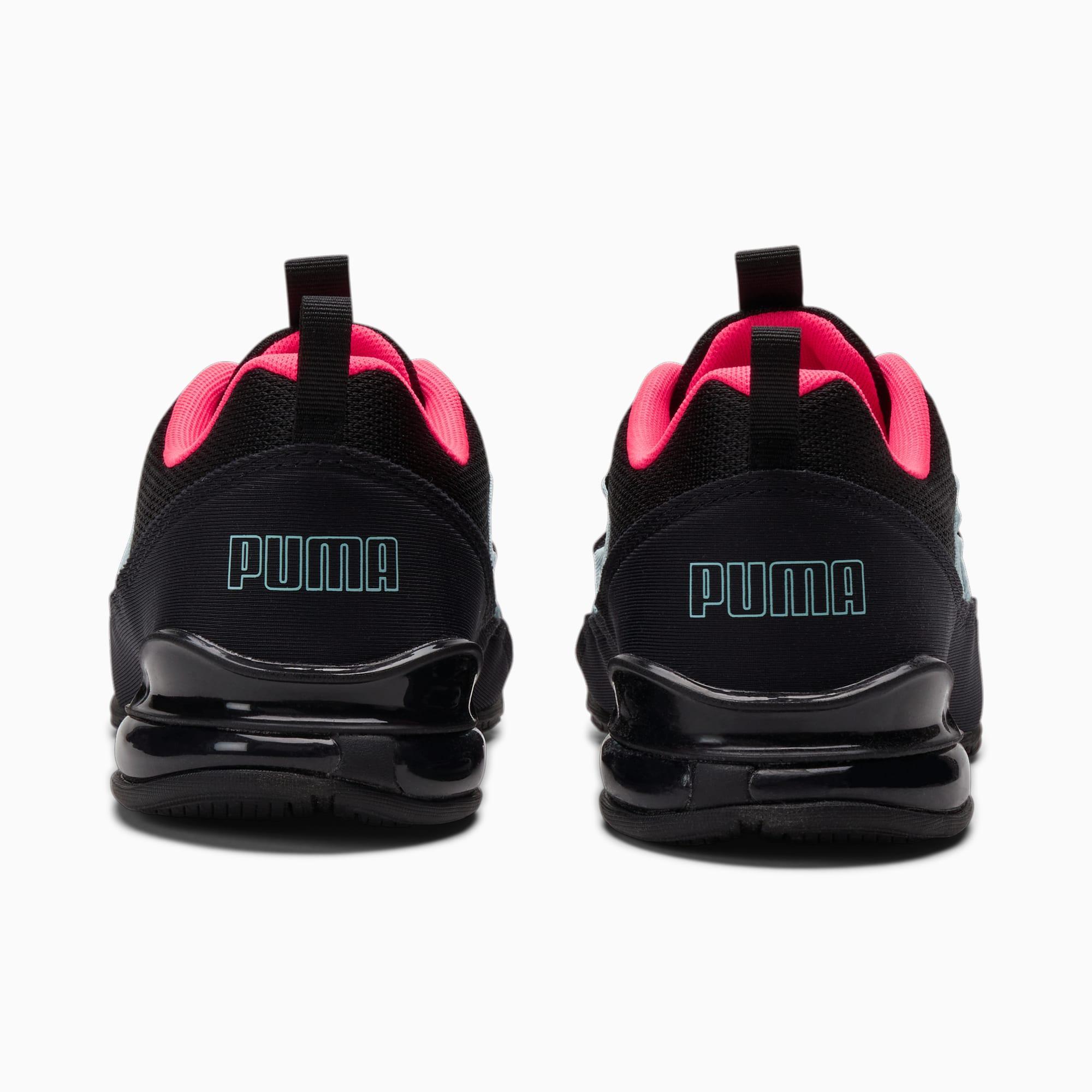 PUMA Riaze Prowl Women's Training Shoes in Black/Ignite Pink/Aquamarine, Size 5.5 Product Image