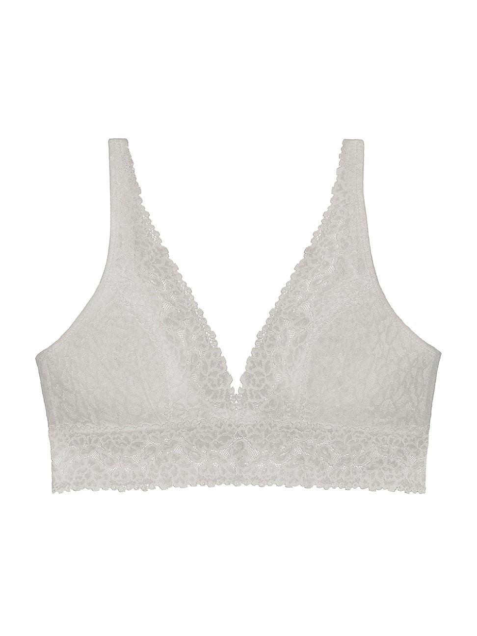 Womens Stretch Lace Plunge Bra Product Image