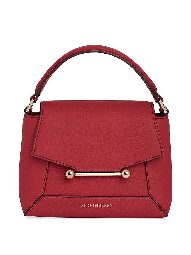 Strathberry Mini Mosaic Leather Top Handle Bag Product Image