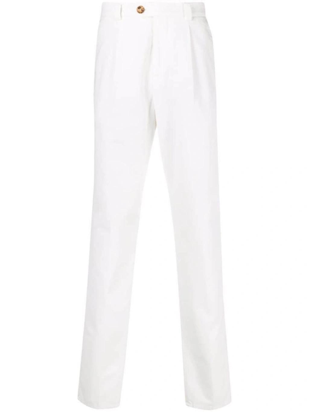 BRUNELLO CUCINELLI Pants In White Product Image