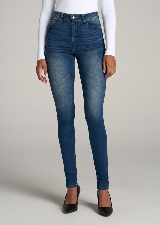 Georgia HIGH RISE SKINNY Tall Women's Jean in Classic Blue Female Product Image