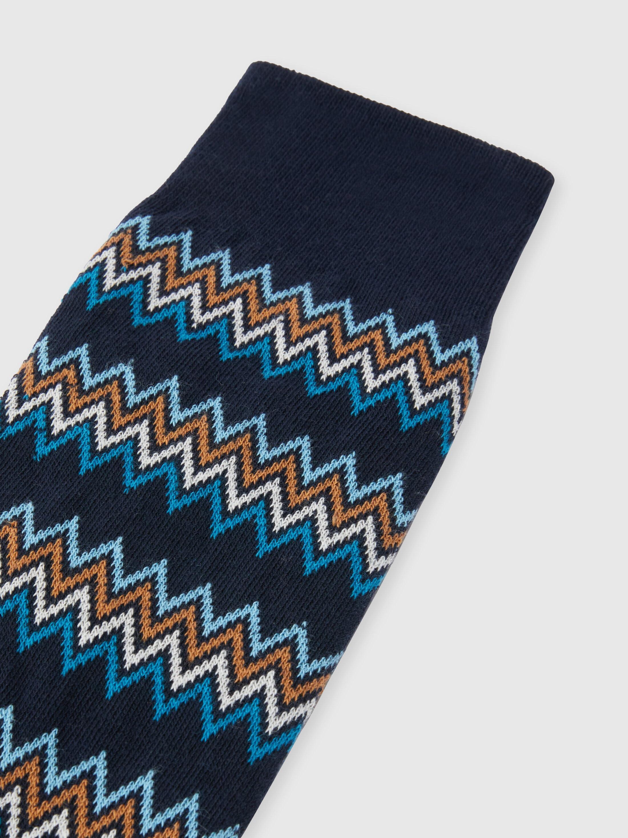 Cotton jacquard blend socks Product Image