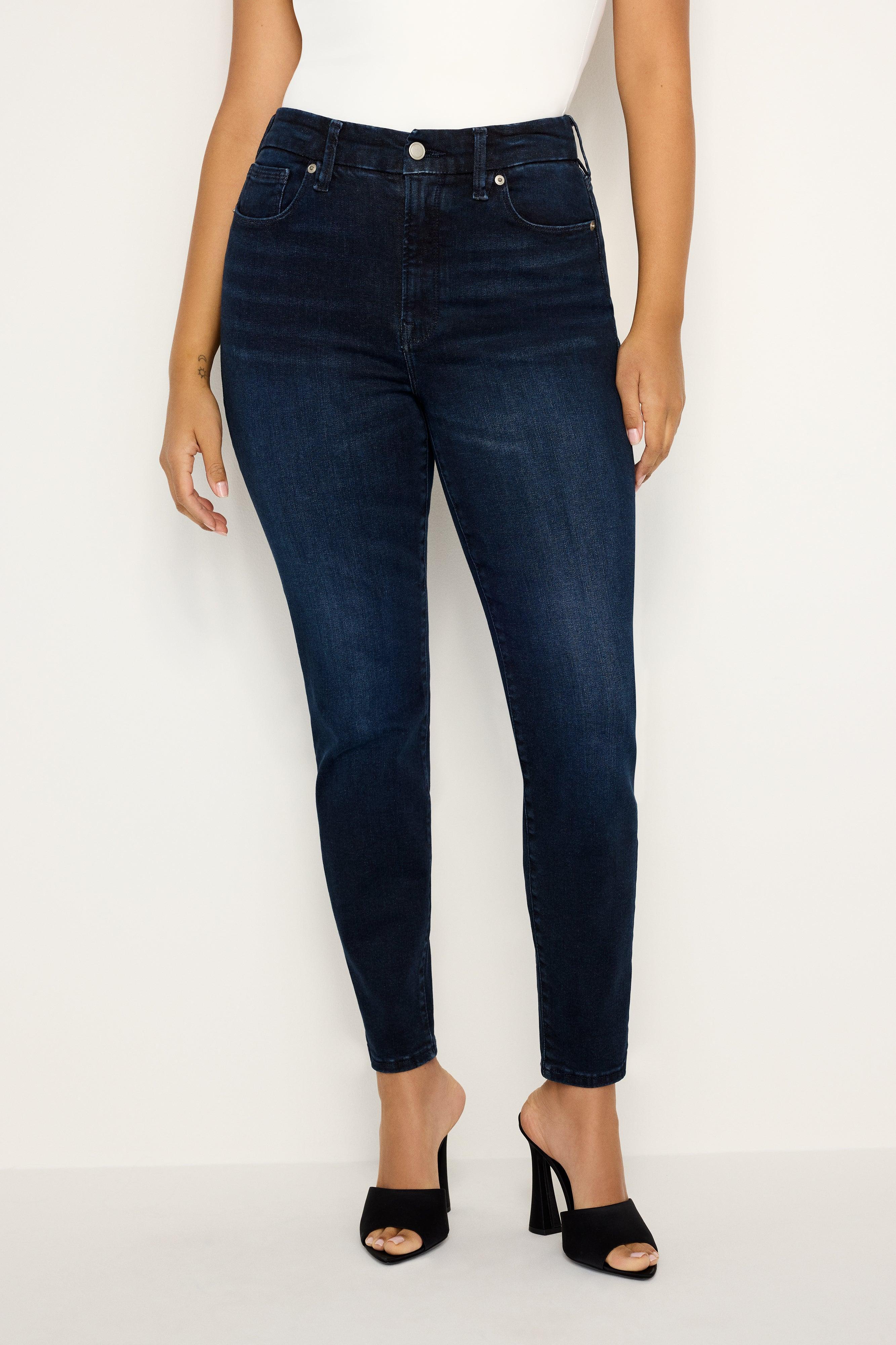 ALWAYS FITS GOOD LEGS SKINNY CROPPED JEANS | INDIGO688 Product Image