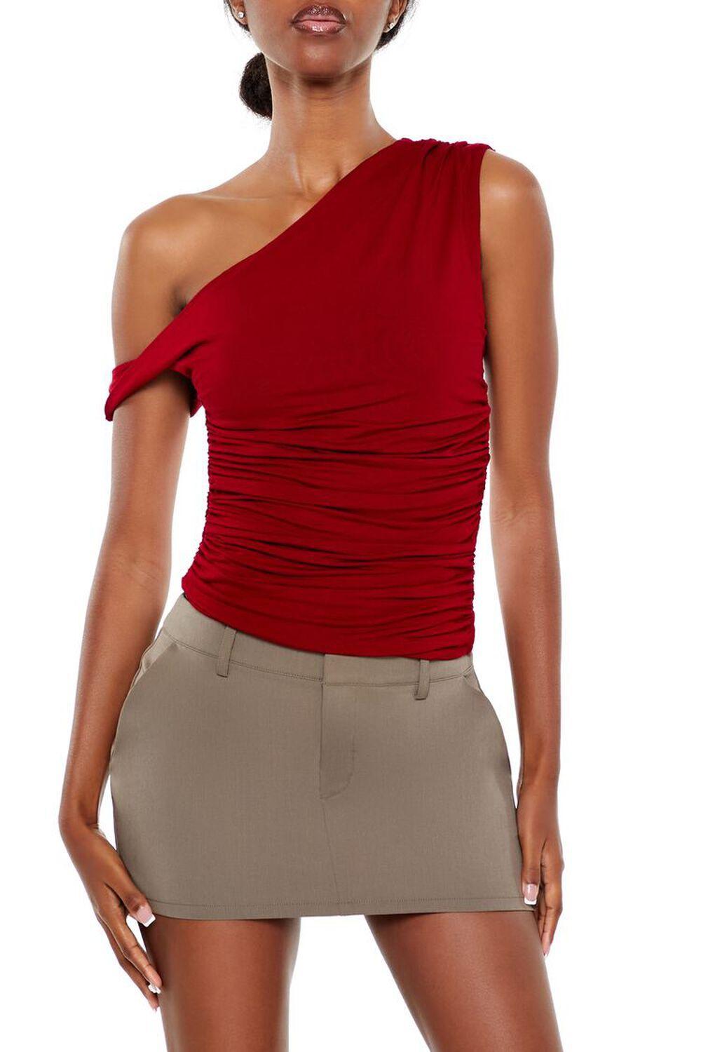 Ruched One-Shoulder Top | Forever 21 product image