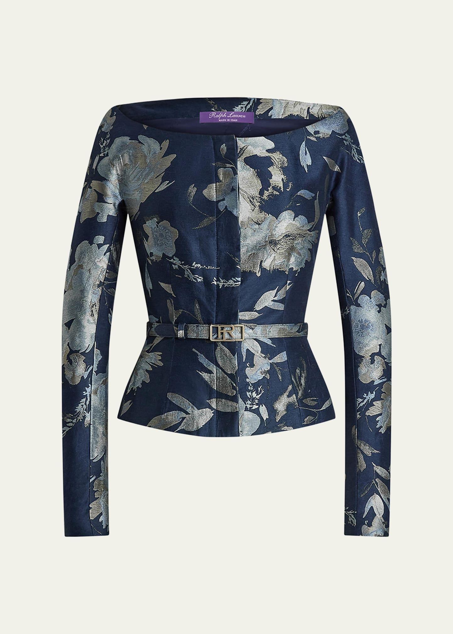 Womens Bethanne Floral Jacquard Jacket Product Image