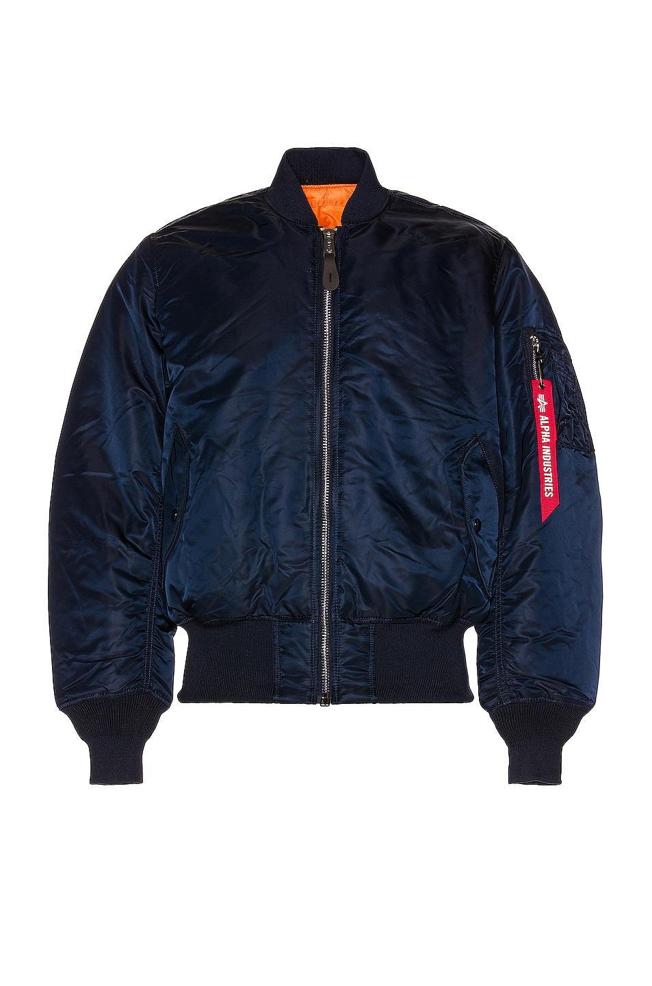 ALPHA INDUSTRIES MA-1 Bomber Jacket Size M, S, XL/1X, XS, XXL/2X. Product Image