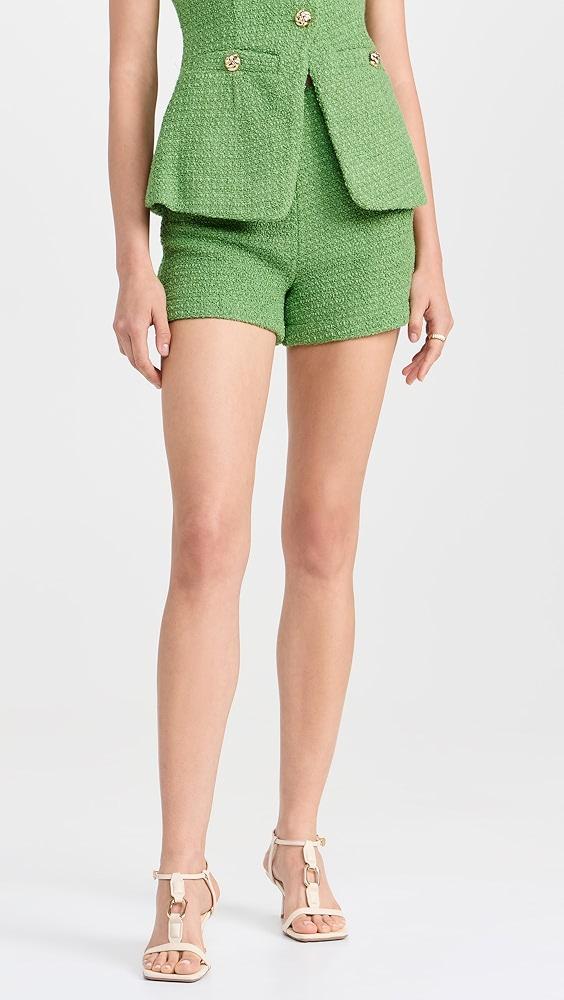 endless rose Tweed Buttoned Shorts | Shopbop Product Image