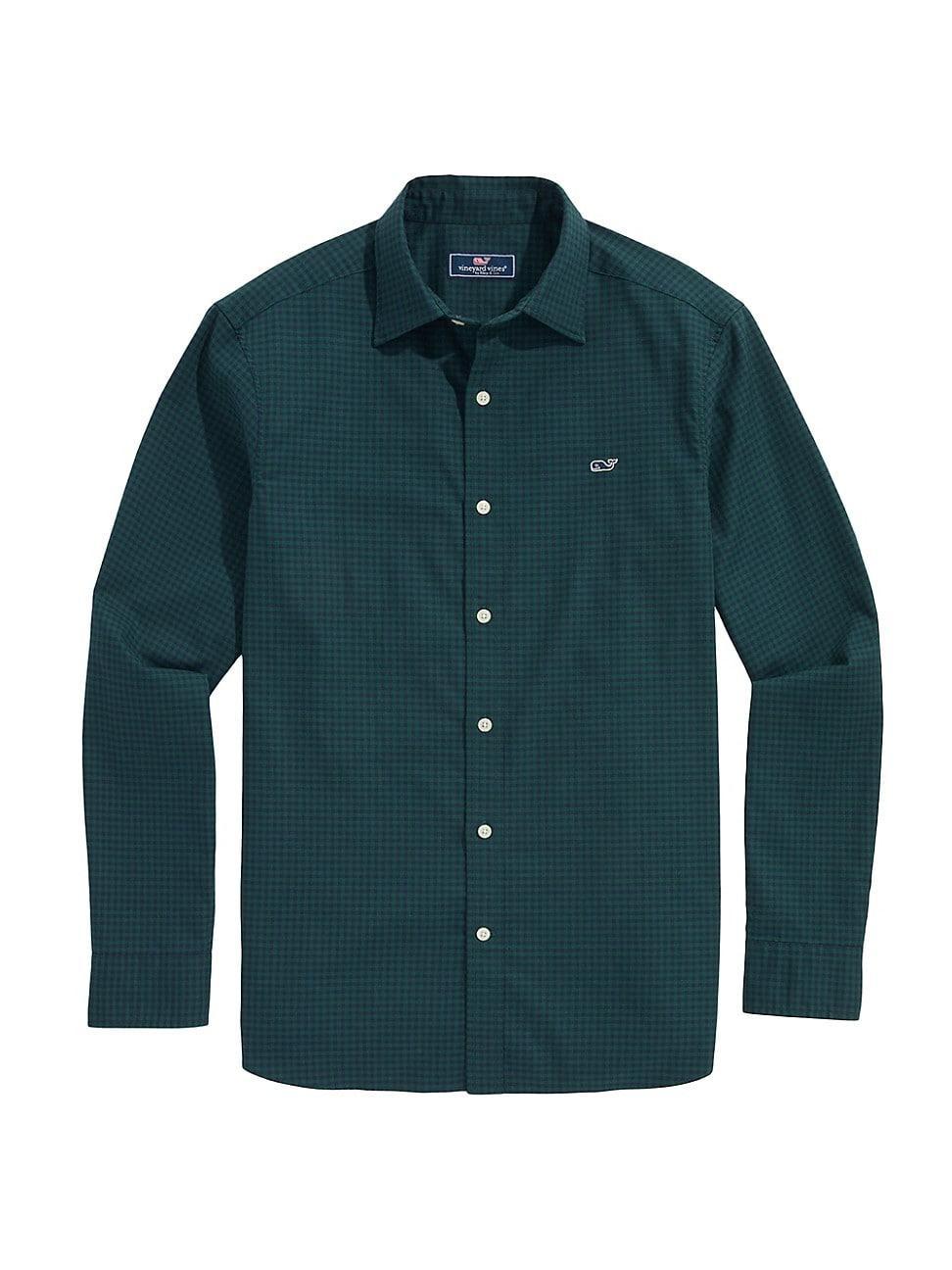 Mens Gingham Twill Shirt Product Image