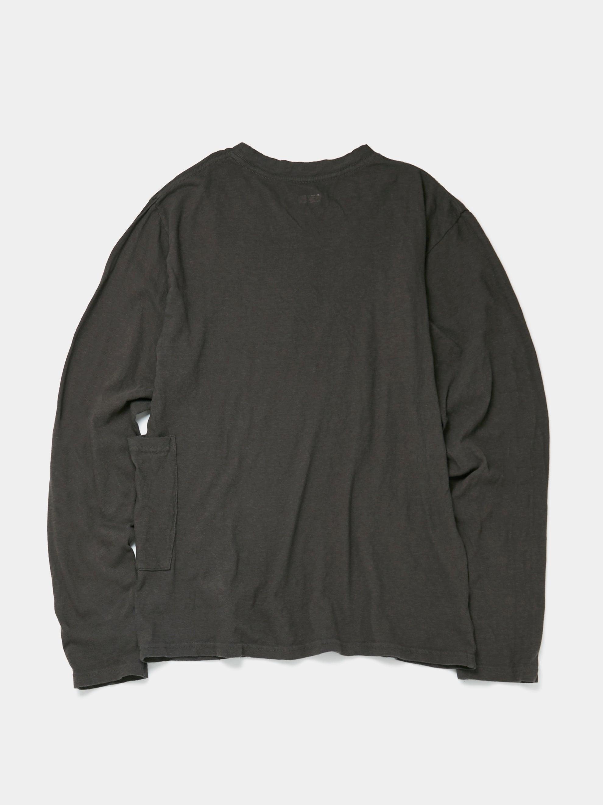 Gauze Biscuit L/S Tee (Ink Black) Product Image