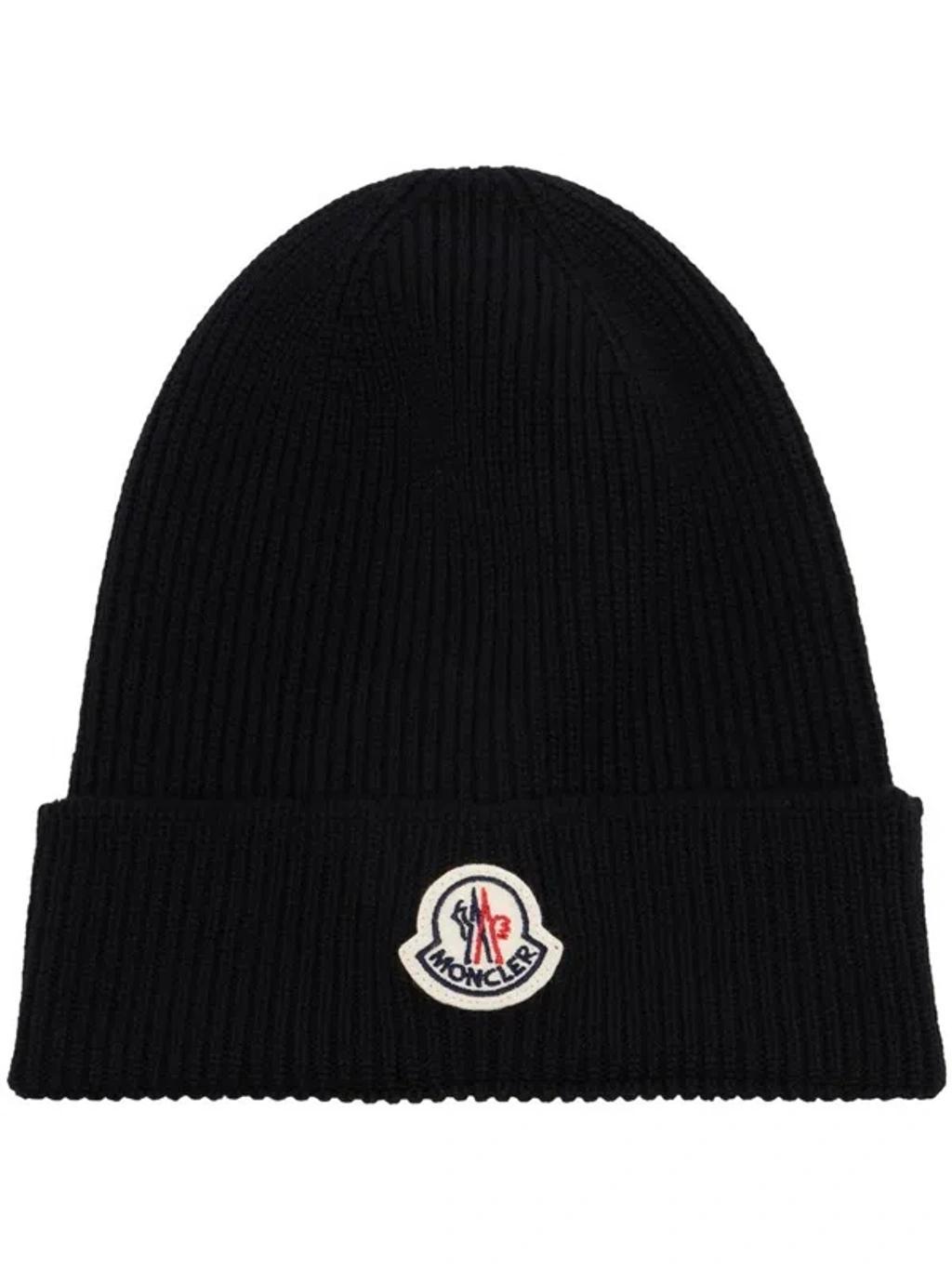 Men's Wool Logo Beanie In Blue Product Image