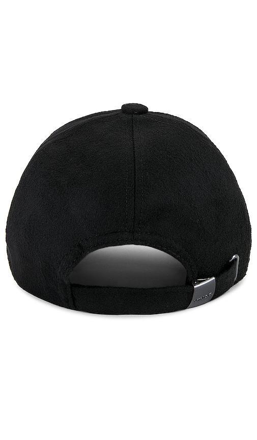 Vince Cashmere Baseball Cap With Leather Trim Product Image